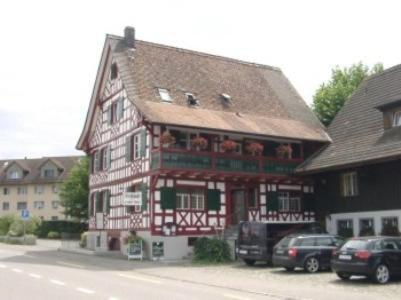 Hotel Restaurant Pizzeria Rotes Haus Münsterlingen Exteriör bild